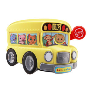 Cocomelon School Bus Mini Boombox Σχολικό Λεωφορείο Παιχνίδι με Ενσωματωμένη Μουσική, Φωτισμό, Sound Effects (Κίτρινο)# 3+ - eKids, grg-CO-100