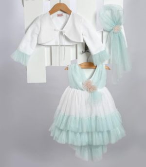 Βαπτιστικό Φόρεμα για Κορίτσι Βεραμάν 2736-7, New Life, nl-2736-7