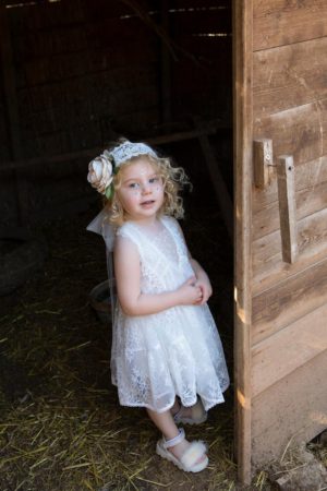 Βαπτιστικό Φορεματάκι για Κορίτσι Λευκό Anthousa 9887, Bambolino, bmb-9887