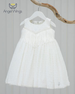 Βαπτιστικό φορεματάκι για κορίτσι Ginger, Angel Wings, aw-20-155-ivory