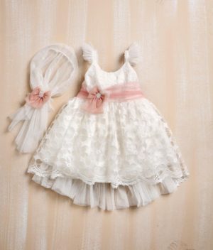 Βαπτιστικό φορεματάκι για κορίτσι Φ-400, Lollipop, bls-19-f-400
