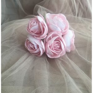 Ροζ Αντικε Λουλούδι 7CM Μπουκέτο 5τμχ | Λ23, rin-l23