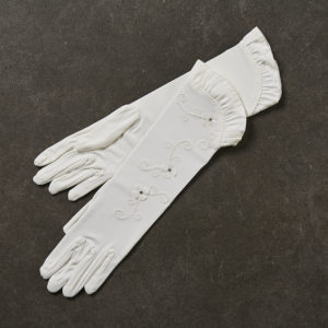 Νυφικά Γάντια σε Εκρού Χρώμα ΒΕ10-14″, nv23-02-03800-0103-ekrou