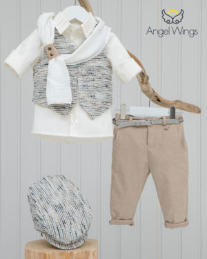 Βαπτιστικό κοστουμάκι για αγόρι 131, Angel Wings, aw-20-131