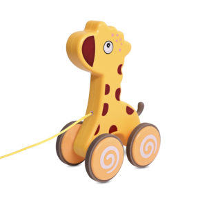 Lorelli Συρόμενο Παιχνίδι Giraffe Orange 12m+ 10191590004, lo-10191590004