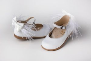 Χειροποίητο Βαπτιστικό Παπουτσάκι για Κορίτσι Περπατήματος Λευκό Κ389A, Everkid, ever-s23-K389Α