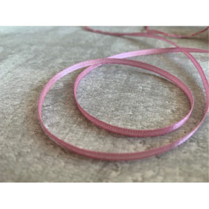 Κορδέλα Σατέν Ροζ Αντικέ 3mm x 100Υ, Α162Α, rin-a162a