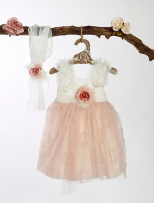 Βαπτιστικό Φορεματάκι για Κορίτσι Σάπιο Μήλο ΦΛ-606, Lollipop, bls-23-fl-606