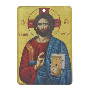 Πλέξι με Εκτύπωση Εικόνα Χριστός (5cm) Κ633, nv23-25-00071-633