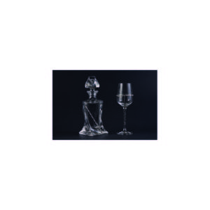 Ποτήρι Κρασιού ή Σαμπάνιας με Ασημί Λεπτομέρειες 116, nv-03.03000.0018