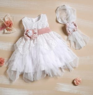 Βαπτιστικό φορεματάκι για κορίτσι Φ-334, Lollipop, bls-19-f-334