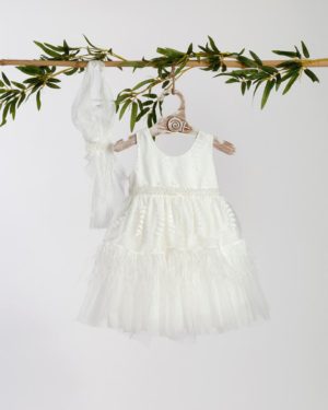 Βαπτιστικό Φορεματάκι για Κορίτσι Φ-2421, Lollipop, bls-24-F-2421
