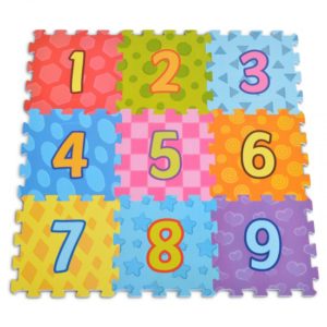 Παζλ Δαπέδου Αριθμοί 3020 (9τμχ) HT Printed Puzzle Mat Numbers 3800146221737# - Moni Toys, moni-108814