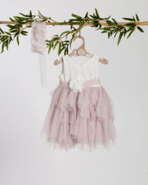 Βαπτιστικό Φορεματάκι για Κορίτσι Ροζ ΦΔ-12, Lollipop, bls-24-FTH-12