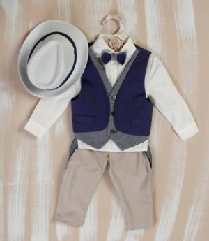 Βαπτιστικό κοστουμάκι για αγόρι Κ-542, Lollipop, bls-20-k-542