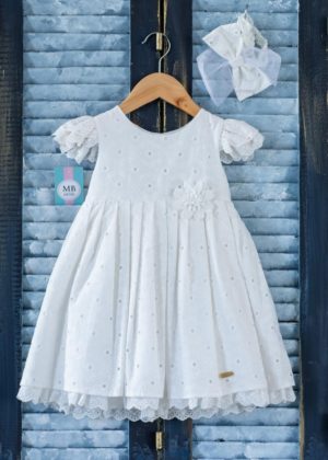 Βαπτιστικό φορεματάκι για κορίτσι Λευκό Κ99 Mak Baby, mak-k99