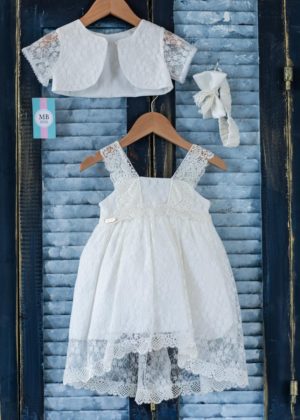 Βαπτιστικό φορεματάκι για κορίτσι Κ74 mak baby, mak-k74