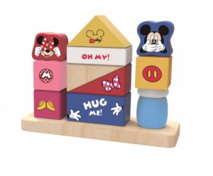 Ξύλινοι Κύβοι Κάστρο Mickey & Minnie DTY009 6970090048937# 18m+ - Tooky Toy, ktp-DTY009