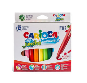 Μαρκαδόροι Carioca Jumbo 12 Χρωμάτων (40569)