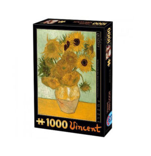 Παζλ Sunflowers Vincent Van Gogh D-Toys 1000Τεμ. 66916-01