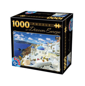 Παζλ Discover Europe Santorini D-Toys 1000Τεμ. 65995-06