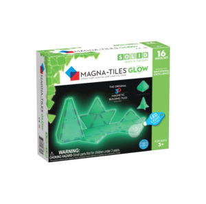 Magna-Tiles μαγνητικά Πλακίδια Solid σετ 16τμχ Glow