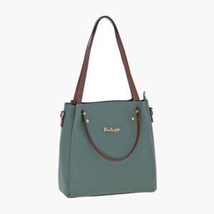 Γυναικεία δερμάτινη τσάντα (718-5586-green)