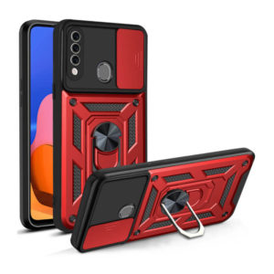 Bodycell Armor Slide Cover Case Samsung A20s Red