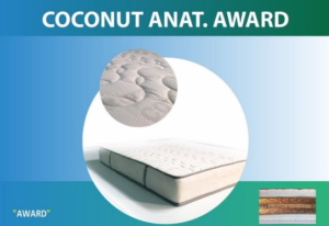 Achaia Strom Coconut Award υπέρδιπλο 170x200x26cm ανατομικό μέτριο προς μαλακό με bonnel ελατήρια και κοκοφοίνικα