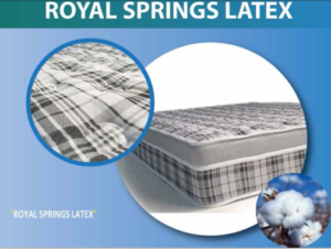 Achaia Strom Royal Springs Latex υπέρδιπλο 200x200x30cm ανατομικό-ορθοπεδικό δύο πλευρών με ελατήρια bonnel και Ergo Latex