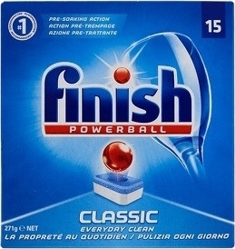 Finish Powerball Classic 15 Κάψουλες Πλυντηρίου Πιάτων
