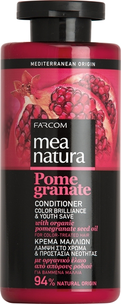 Farcom Mea Natura Pomegranate Κρέμα Μαλλιών Λάμψη στο Χρώμα & Προστασία Νεότητας 300ML