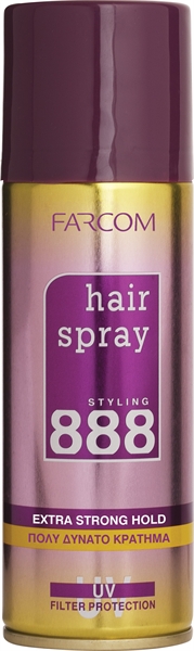 Farcom Hair Spray 888 Extra Strong 200ml