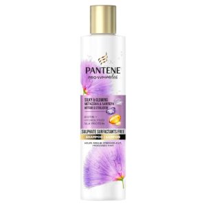 Pantene Pro-v Miracles Silk & Glowing Σαμπουάν για Λείανση για Όλους τους Τύπους Μαλλιών 225ml