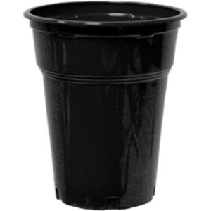 Ποτήρι Πλαστικό Μαύρο Ν504/1 Γρανίτας 50 Τεμαχίων