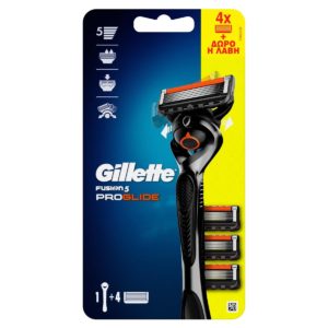 Gillette Aνταλλακτικά Proglide Blister 4 Τεμαχίων + Δώρο Λαβή