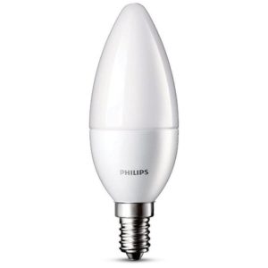 Philips (Κερί) Led 5.5W/E14 Ψυχρό Λευκό Φως 6500K 106X35mm