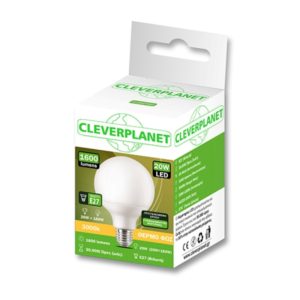 Cleverplanet Glob Led 20W/Ε27 Θερμό Φως 3000Κ-1600Lumens