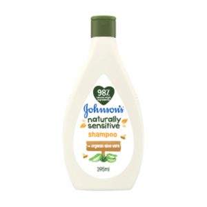 Johnson s Naturally Sensitive Shampoo 395ml Aloe Vera