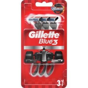 Gillette Blue 3 Plus Red Blister Ξυραφάκια μιας Χρήσης 3τμχ