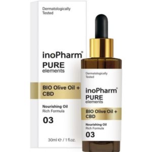 InoPharm Pure Ορός για Πρόσωπο και Λαιμό με Κανναβιδιόλη και Έλαιο Βατόμουρου 30ml