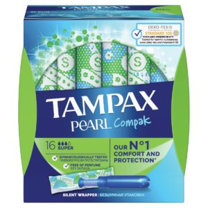 Tampax Compak Pearl Super 16 Tεμαχίων