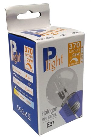Plight Halogen Λάμπα Eco Σφαιρικό E27/28W
