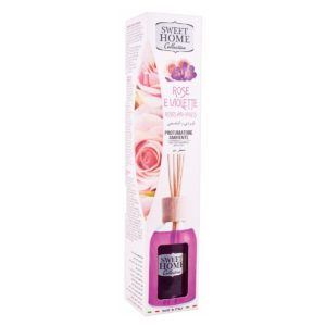Diffuser Sweet Home Rose & Violet 100ml Αρωματικό Χώρου Με Sticks
