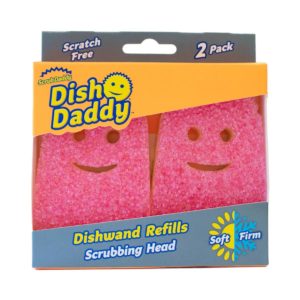 Scrub Daddy Ανταλλακτικά για Dish Daddy (Σετ. 2 τεμ) Ρόζ
