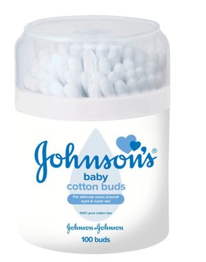 Johnson s Baby Cotton Buds (Μπατονέτες) Βαζάκι 100 Τεμαχίων