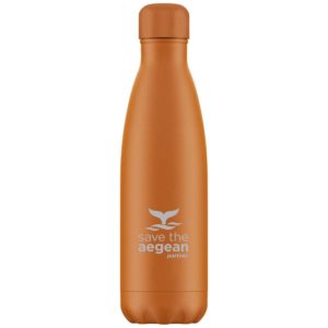 Estia Travel Flask Save The Aegean Burnt Orange 0.5lt