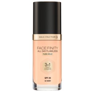 Max Factor Facefinity All Day Flawless 3 In 1 Foundation Spf20 42 Ivory 30ml