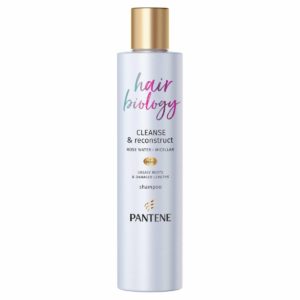 Pantene Hair Biology Cleanse & Reconstruct Shampoo, Σαμπουάν για Λιπαρές Ρίζες & Επανόρθωση Μαλλιών 250ml