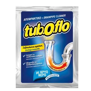 Tuboflo Αποφρακτικό με Κρύο Νερό Σκόνη 60gr